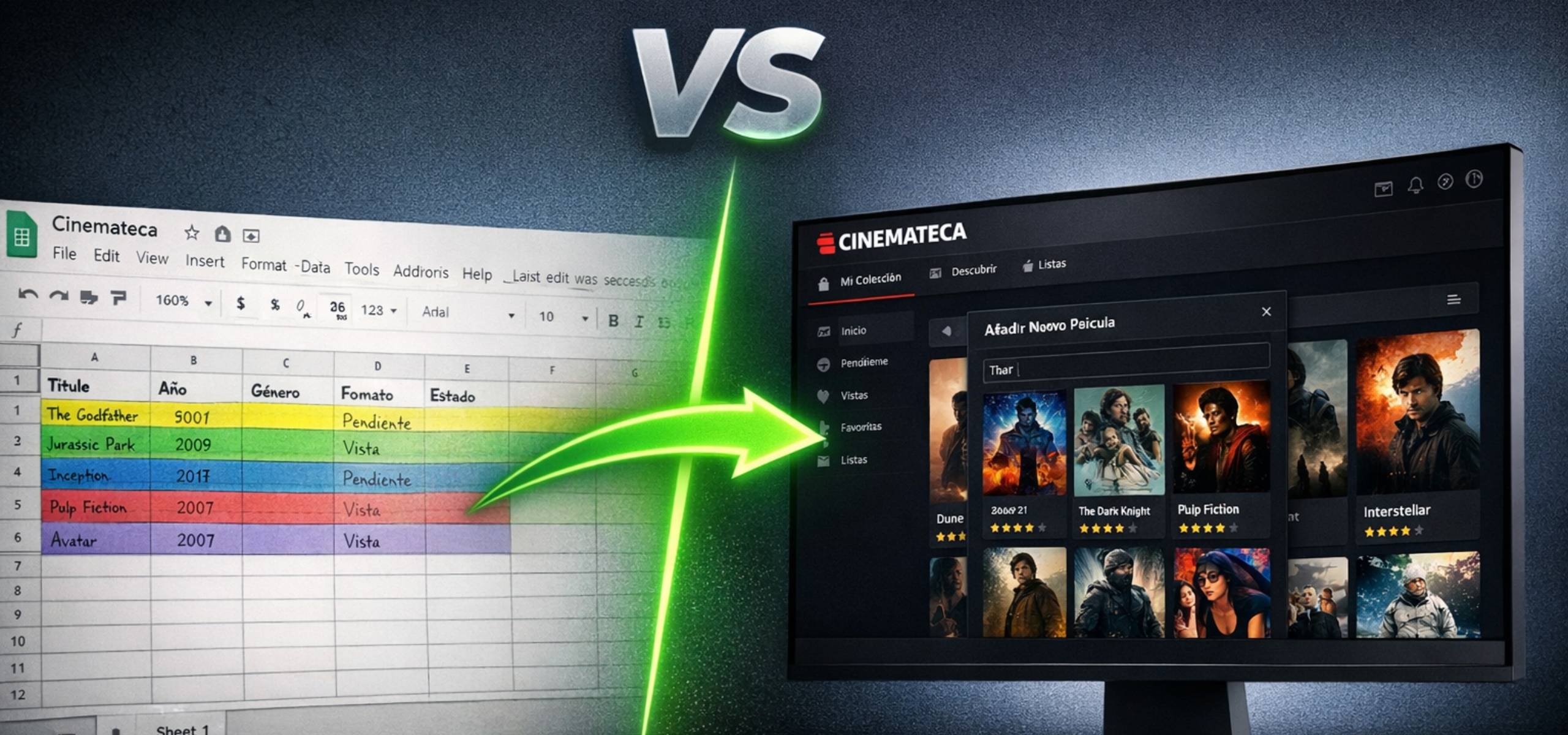 Evolución de Excel a Web App